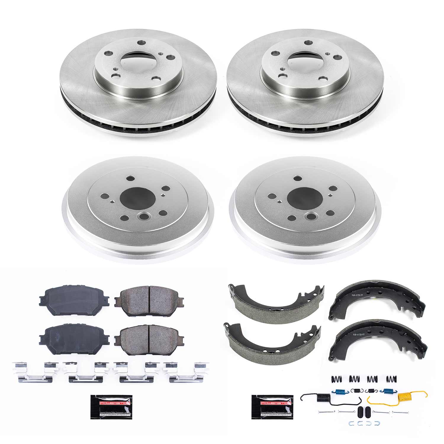 PowerStop Autospecialty Stock Replacement Brake Kit