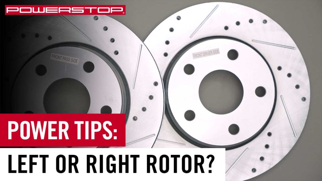 How Are Left and Right Brake Rotors Different? PowerStop