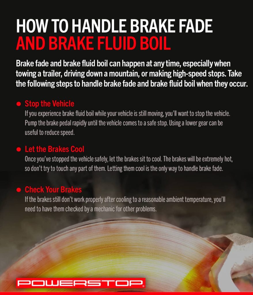 brake fade fluid boil tips | PowerStop